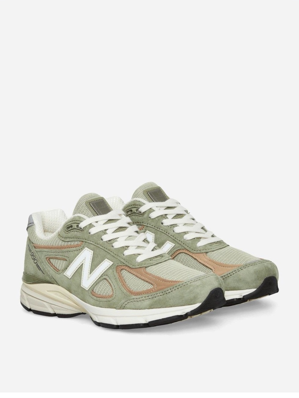 New Balance 990 V4 Made in USA Men's Sneaker Olive Incense Size 13